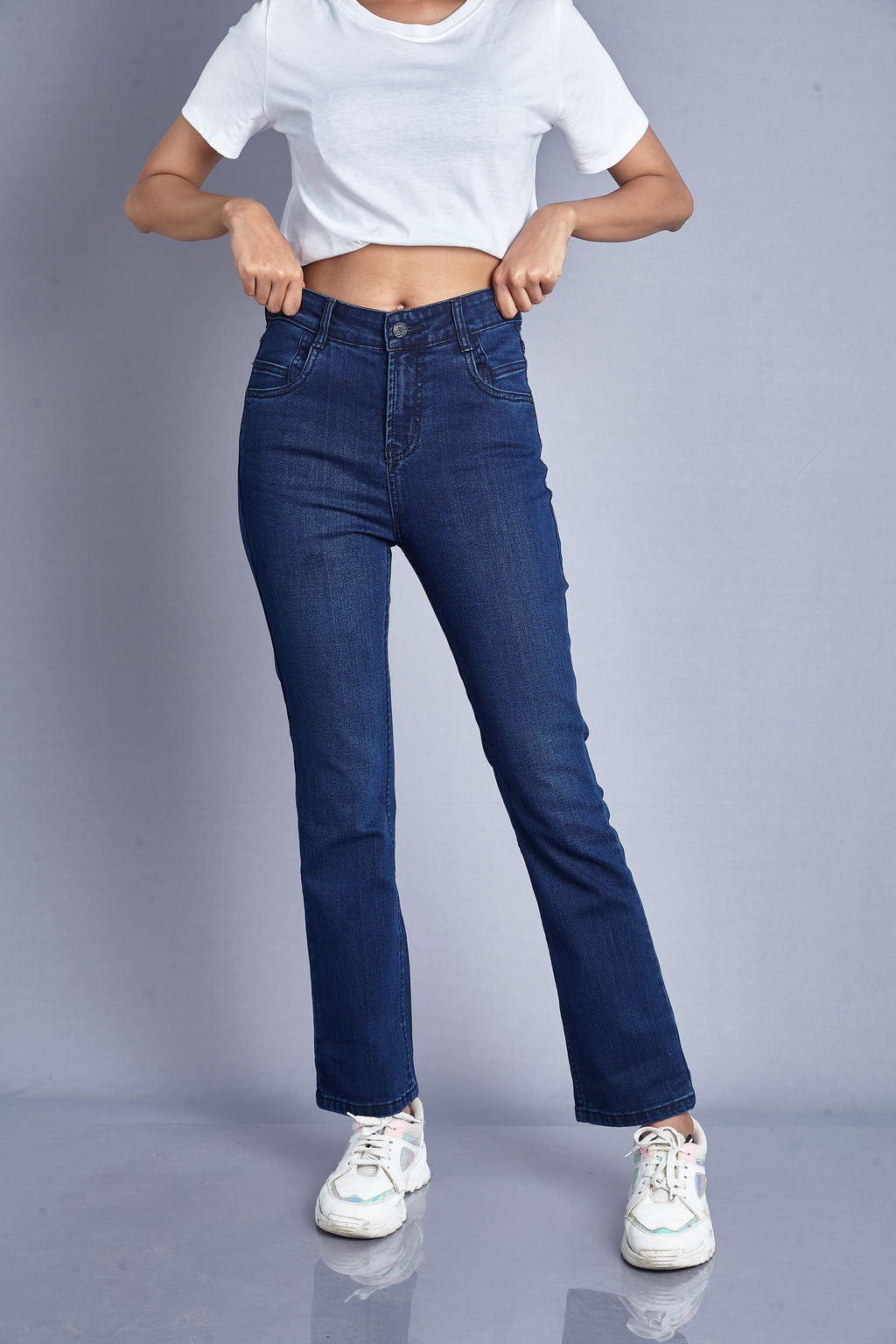 Notamm Women Semi Bootcut Jeans