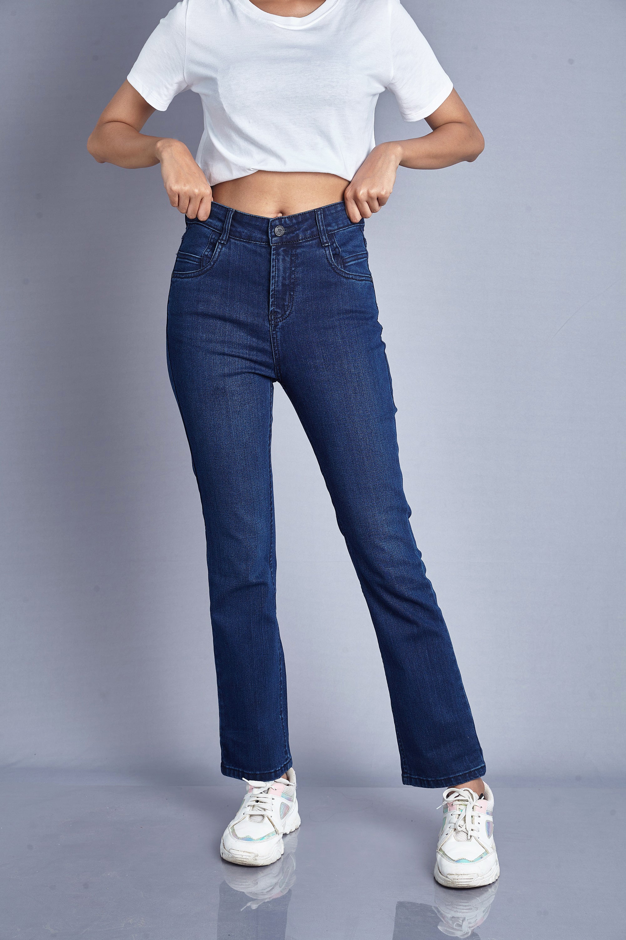Notamm Women Semi Bootcut Jeans