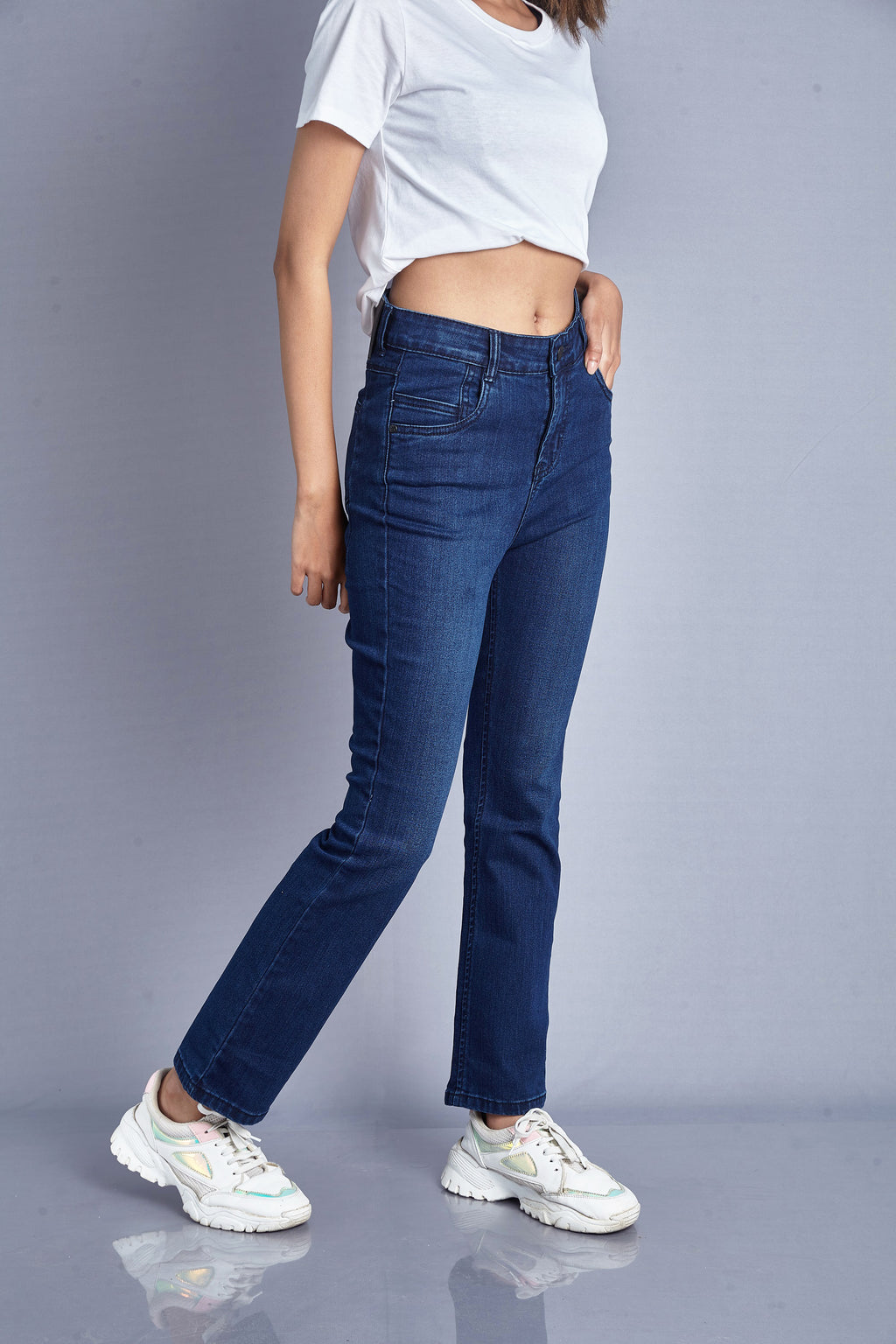 Notamm Women Semi Bootcut Jeans