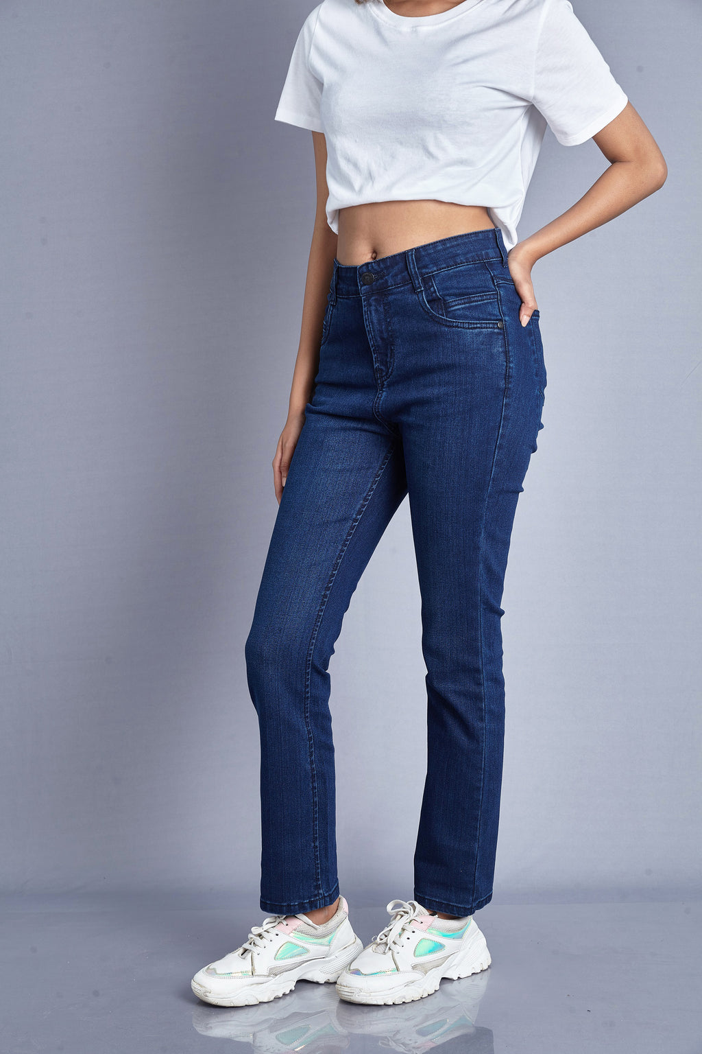 Notamm Women Semi Bootcut Jeans