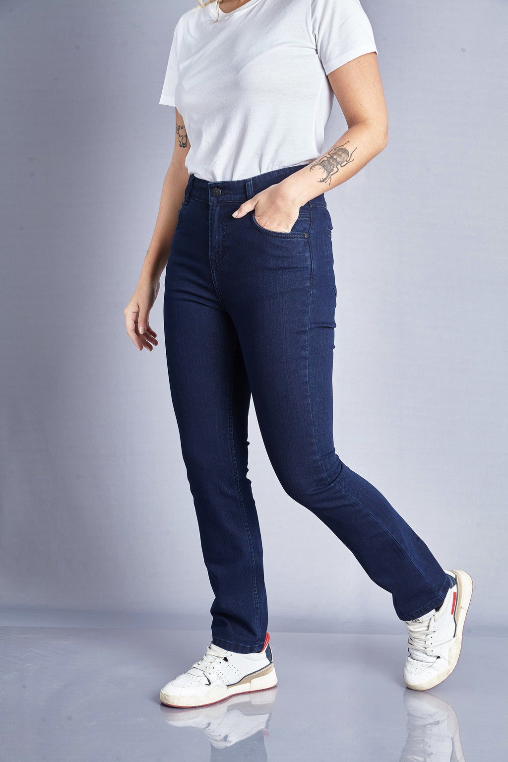 Notamm Women Semi Bootcut Jeans