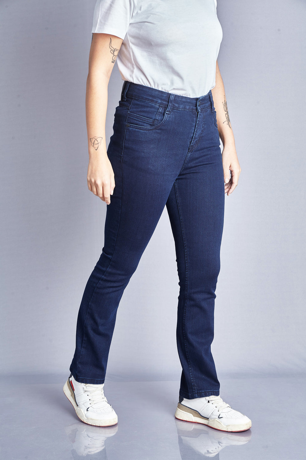 Notamm Women Semi Bootcut Jeans